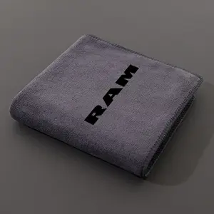 Car Suede Fleece Microfiber Wash Towel Water Sucking For Dodge SRT Ram Journey Charger Challenger Caliber Durang Auto Styling Accessories