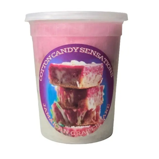 Jamaican Grater Cake Gourmet Cotton Candy - Cotton Candy Sensations 200+ Flavors