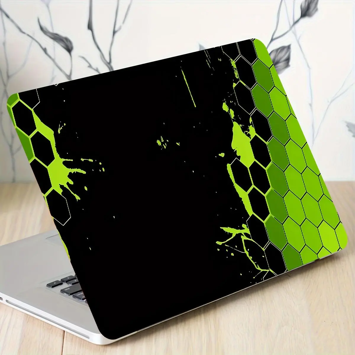Carbon Fiber Pattern Laptop Skin Sticker, Waterproof & Scratch Resistant Laptop Skin Sticker, Universal Laptop Decorative Sticker