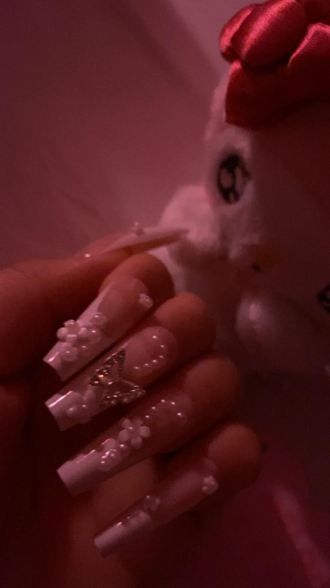 Item: Artificial diamonds & pearls & Flower, one-size