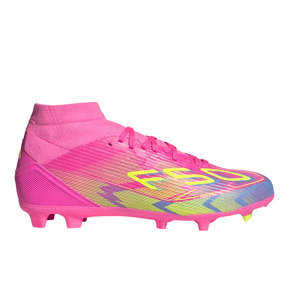 adidas Womens F50 League Mid FirmMulti-Ground Soccer Cleats  - Pink