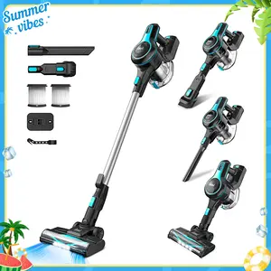 INSE Cordless Vacuum Cleaner for Home,Upgraded 30kPa/40Mins Stick Vacuum Lightweight with Self-Standing,N520