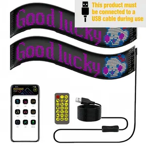 Flexible LED soft screen 16*96, high-definition LED soft screen, full-color LED soft screen, ultra-thin LED soft screen, suitable for shopping malls, store signs, bars, subway stations, etc.