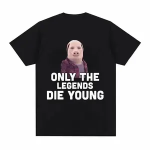 100% Premium Cotton graphic tees John Pork is making a funny and humorous phone call Pig fans are designing T-shirts for animal lovers and summer T-shirts, Adult funny T-shirt, Gift for Woman and Man