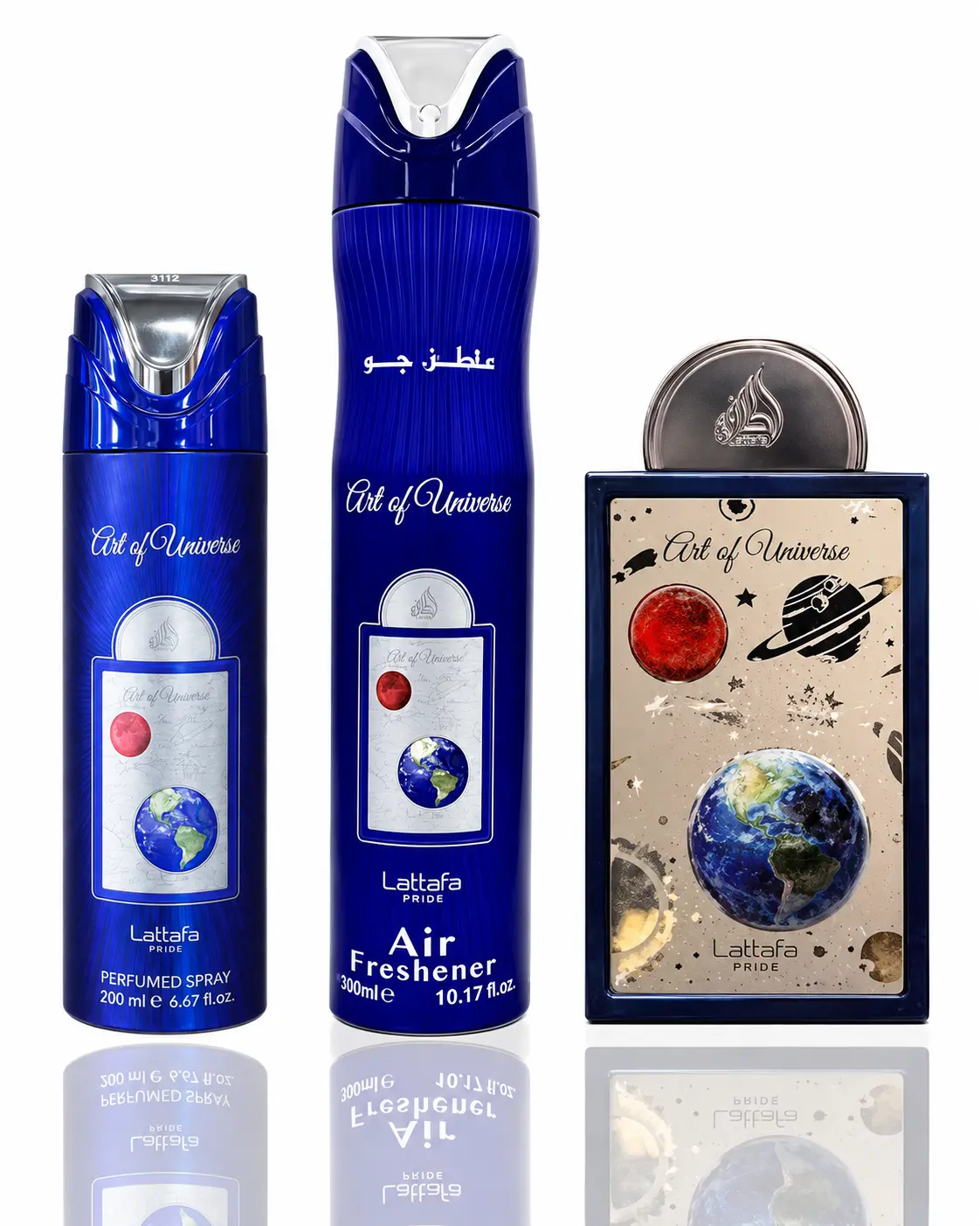 Lattafa --- Art of Universe + Art of Universe Deodorant + Art of Universe Air Freshener