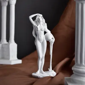Nordic Venus Goddess Statue Decorative Item, Home Entrance Art Room Sketch Resin Sculptures Craft Ornament, Elegant Sculpture for Interior Decoration