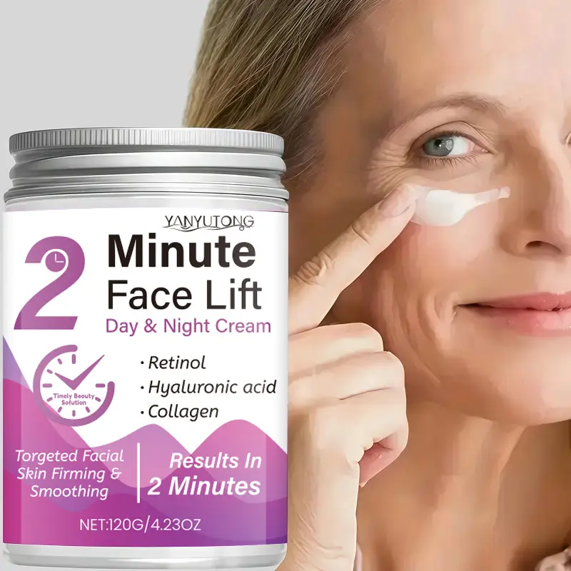 YANYUTONG Firming Day & Night Face Cream with Retinol, Hyaluronic Acid & Collagen, Daily Facial Moisturizer for Hydrated, Smoother Skin, 120g, Moisturizing, Evening, Face Care Products