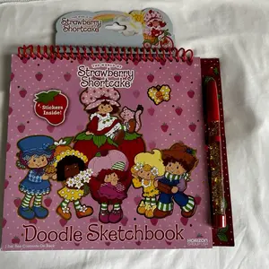 Strawberry shortcake sketchbook