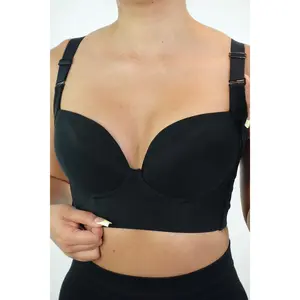 Camila Push-Up Bra Faja - Black