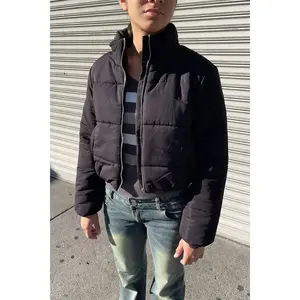 Essential Puffer Jacket With Standing Collar