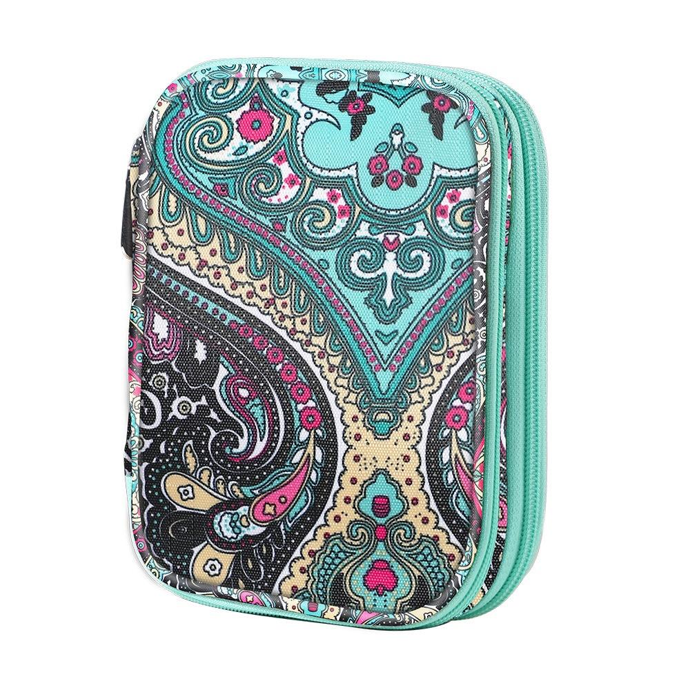 Floral Crochet Hook Case Organizer - Portable Travel Bag for Knitting Needles and Accessories (Bag Only) Floral Crochet Hook Case Organizer - Portable Travel Bag for Knitting Needles and Accessories (Bag Only)