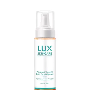 Lux Skincare Advanced Turmeric Daily Facial Cleanser with Aloe Vera, Vitamin C, and Turmeric Extract for Skin Repair and Comfort