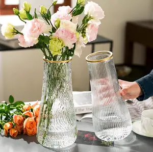 Glass vase tabletop living room decoration ornament
