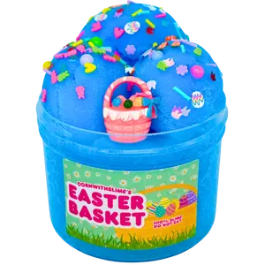 Easter Basket 8oz Slime Icee Texture Scented Bubblegum