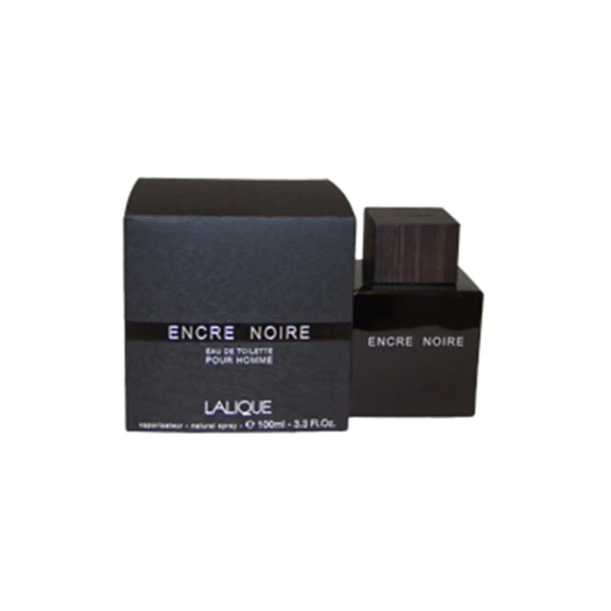 212 MAIN Lalique Encre Noire Men's EDT Cologne Spray, 3.3 fl oz, Wood-Infused Vetiver Blend Fragrance for Men, Edp Perfume Fragrance, Woody Blend