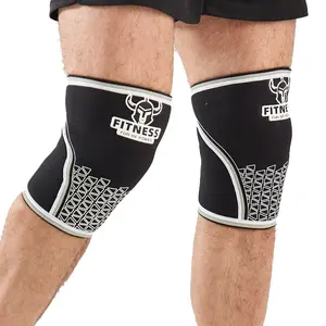 7mm Thick Neoprene Knee Pads for Squats & Heavy Lifting - Non-Slip Fitness Knee Sleeves for Men & Women, Joint Support for Weightlifting, Powerlifting & Outdoor Gym Workouts