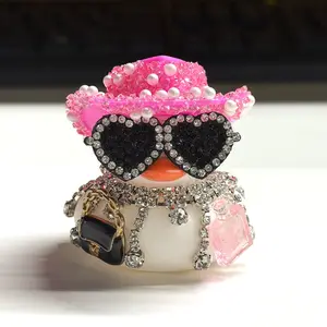 car duck design car ornament vehicle decoration accessory, essential for cars, casual vacation-style duck car decor, motorcycle and bicycle interior accessories
