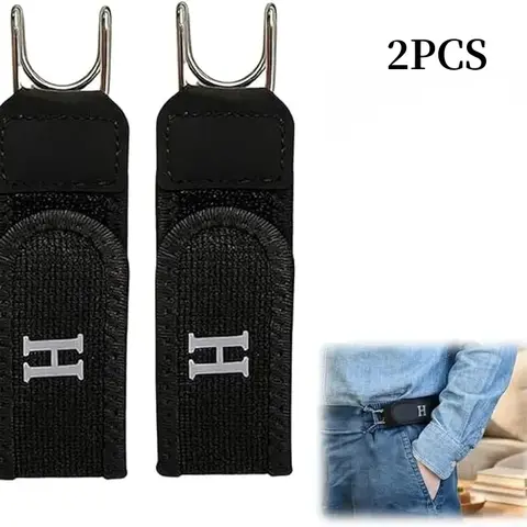 Unisex Tactical Elastic Belt with Metal Hook - Patented No-Buckle Invisible Design, Braid Detail, Elastic Webbing, Stretch Fit, Soft Adjustable Side, Adult Mens Accessory, Mens Gift, Men's Accessories, Fashion Gift