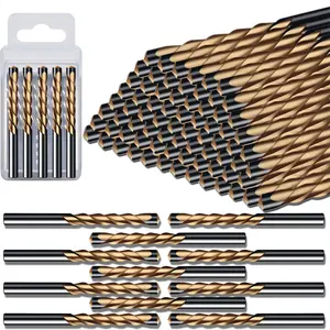 50 PCS Drywall Cutting Bit,1/8 Inch Hss Drywall Router Bits,Guide Point Brocas para Drywall for Use with Spiral Saws and Power Tools,Drywall Cutting Tool for Door and Window Openings in Drywall
