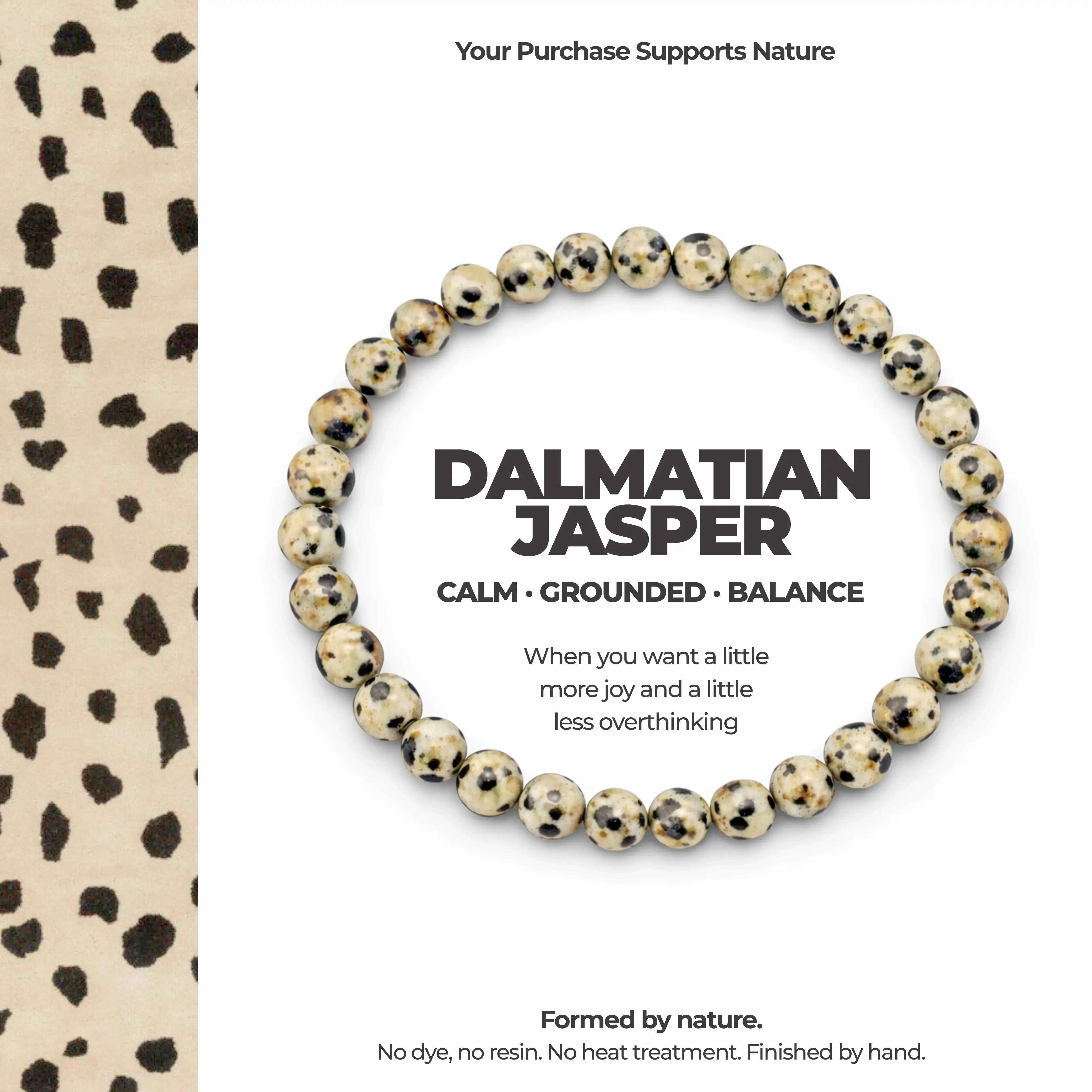 Earth Mark · Dalmatian Jasper Bracelet