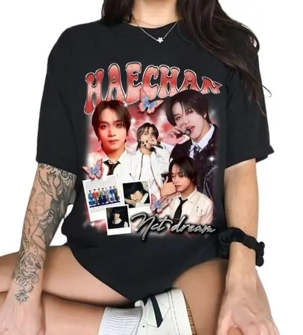 Haechan Nct Dream Graphic T-  - Dream Scape Album For Nct Dream World Tour 2024 Tshirt