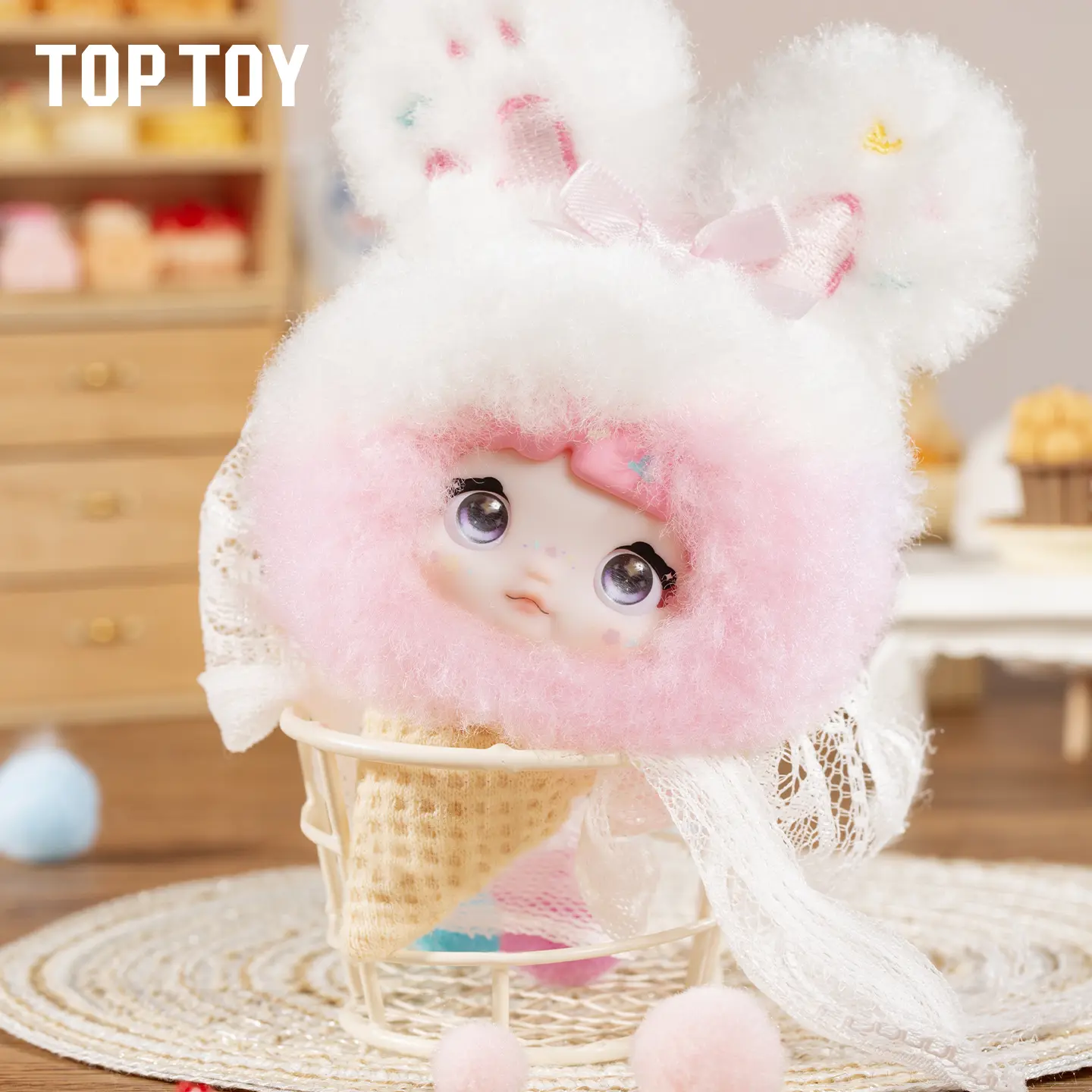 TOPTOY Nommi 100% Sweetness Series Plush Blind Box - Sealed Hobby Box, Blindbags, Random Surprise Set, Cute Desktop Ornament Doll, Unique Design, Ideal Thanksgiving Christmas Gift for Mom, Back-to-School Gifts