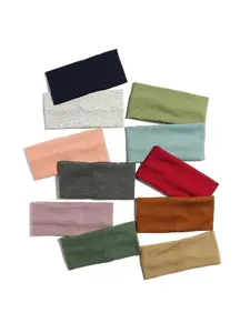 Solid Color Knitted Hairband, 4 Counts Sports Fashion Hair Accessories for Women & Girls, Street Style Casual Sports Headband, Elastic Headband for Yoga Running, Workout Headband