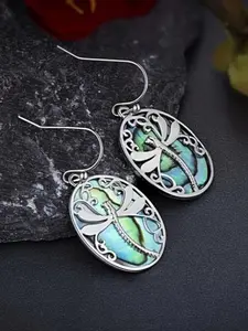 Women's Fashion Boho Dragonfly Earrings, Vintage Style Ring Design, Perfect for Parties & Daily Wear, Unique Gift Idea, Boho Style Jewelry
