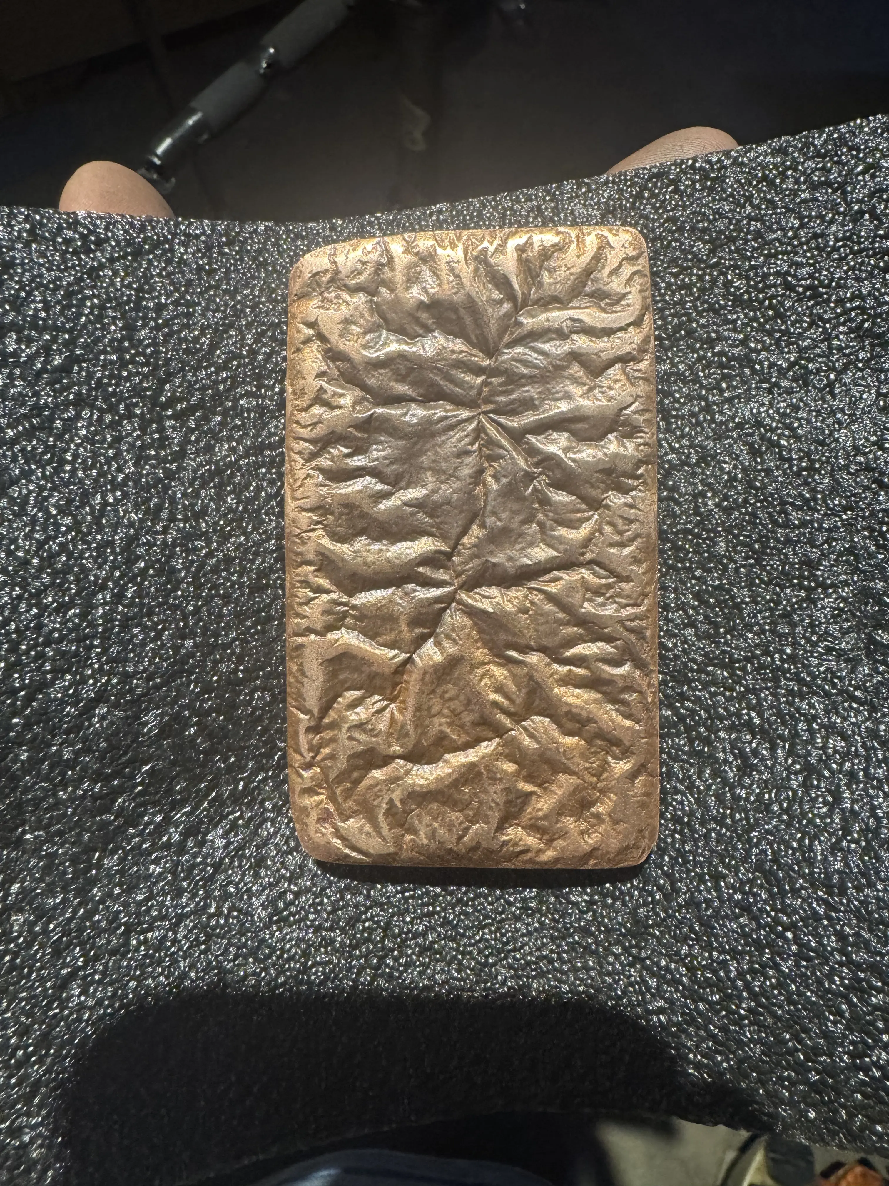 Cascade Copper – LIMITED EDITION 3LB Hand-Poured Copper Bar —Raw Cast Finish!!