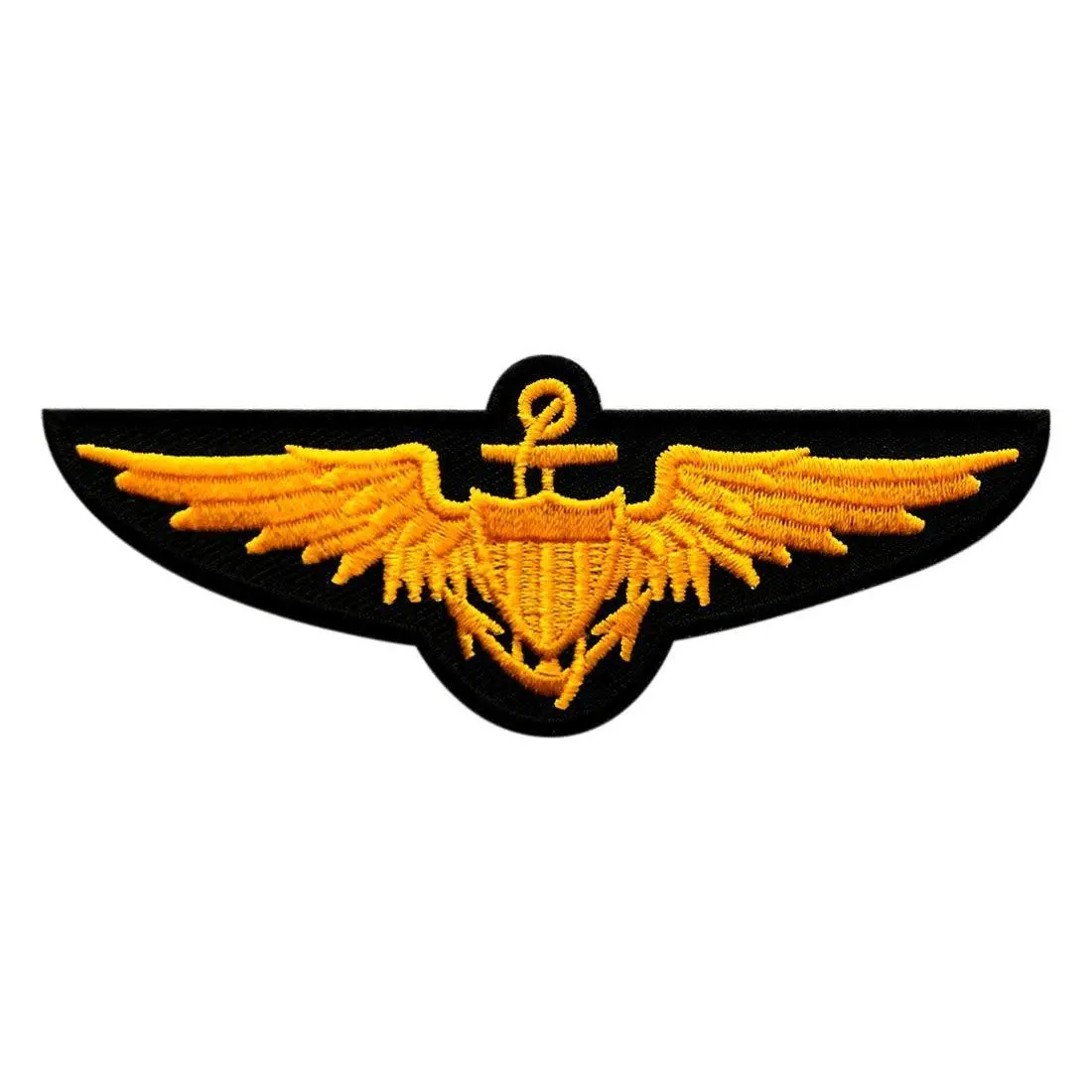 Naval Aviator Wings Navy Patch [Iron on Sew on 4.0 X 1.5 -P9]
