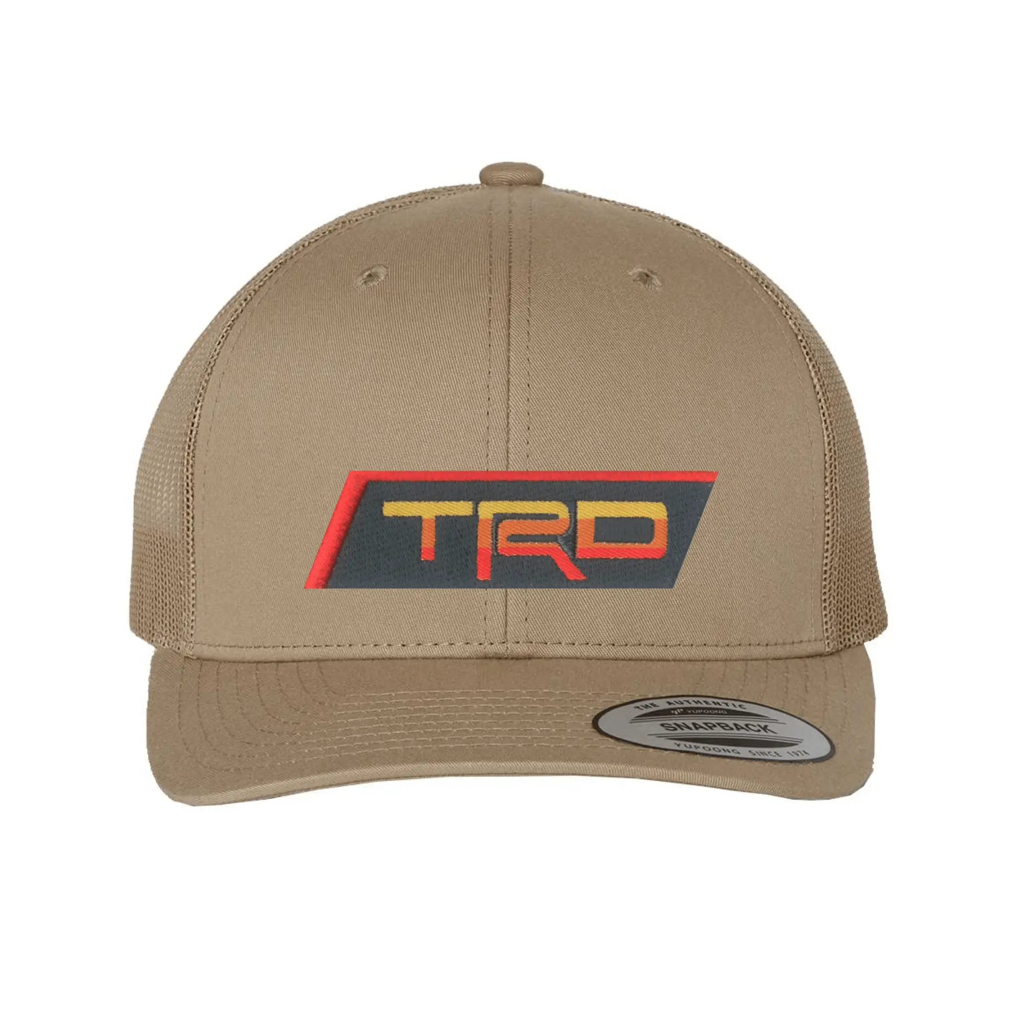 Toyota TRD Badge Hat for 4Runner Tacoma Tundra Sequoia - Adjustable Strap, Ombre TRD Patch, Comfortable All-Day Wear, Mesh Cotton, Unisex Fit