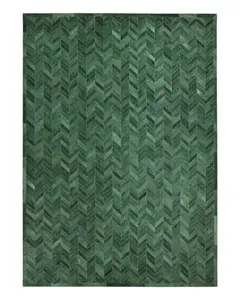 Meir Handmade Contemporary Cowhide Area Rug