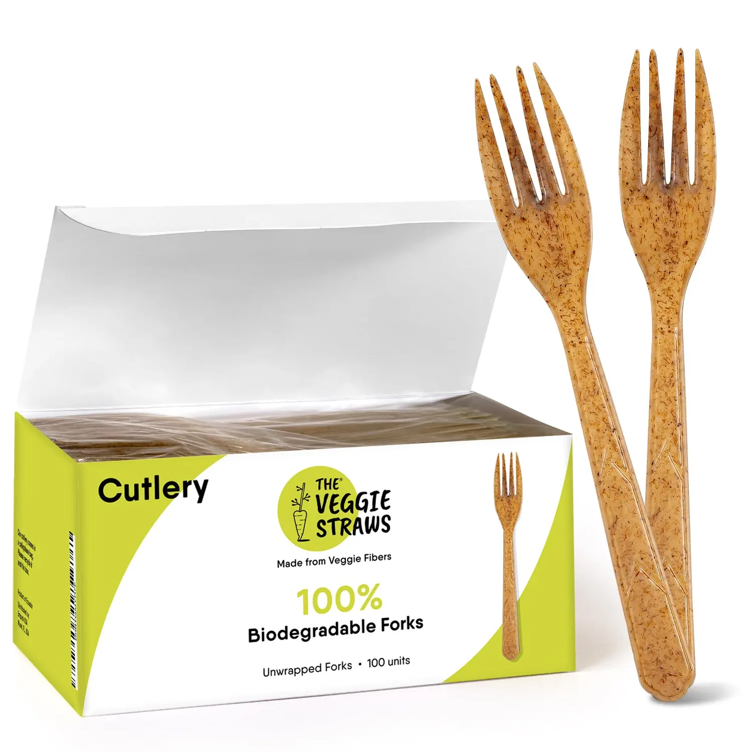 Biodegradable Veggie Forks
