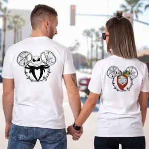 Couple Jack And Sally Tshirt, Nightmare Before Shirt, Matching Clothes, Anniversary Gift