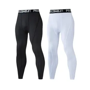 Men's long pants, black and white tight pants, casual fitness, gym or outdoor running pants, tight and comfortable men's clothingRAIMENTRY