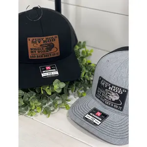 Adult Hold My Rod & Wiggle My Worm Patch Snapback Hat
