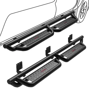 【fathersdaygift】OEDRO 6 Inch Running Boards, Drop Side Steps Compatible with 2019-2026 Dodge Ram 1500 Crew Cab New Body Style, Bolt-on Steel Truck Nerf Bar (NOT for 19-25 Classic)