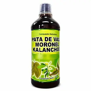 BOGO SALE - Buy 1 get 1 Free - Pata de Vaca, Moronel & Kalanchoe Herbal Juice – 1 Liter (33.3 fl oz) Natural Traditional Beverage Healthy Drink