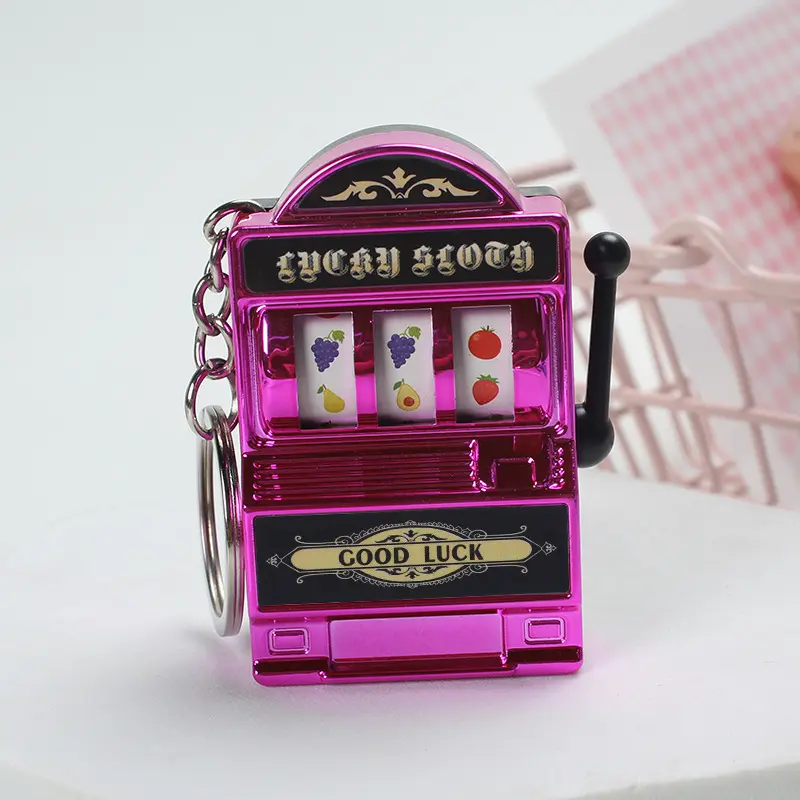 Fruit Machine Keychain - Electroplated Purple