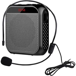 Portable Voice Amplifier for Teachers,Rechargeable Microphone for Teachers, System Audio Smartphone Loudspeaker Bluetooth