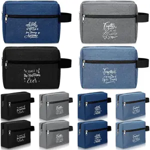 12 Pcs Employee Appreciation Week Gift Bags Travel Toiletry Bag for Men Thank You Gift Bags with Handles Volunteer Appreciation Gifts Bulk for Coworkers Staff Team Teacher Nurse Mother