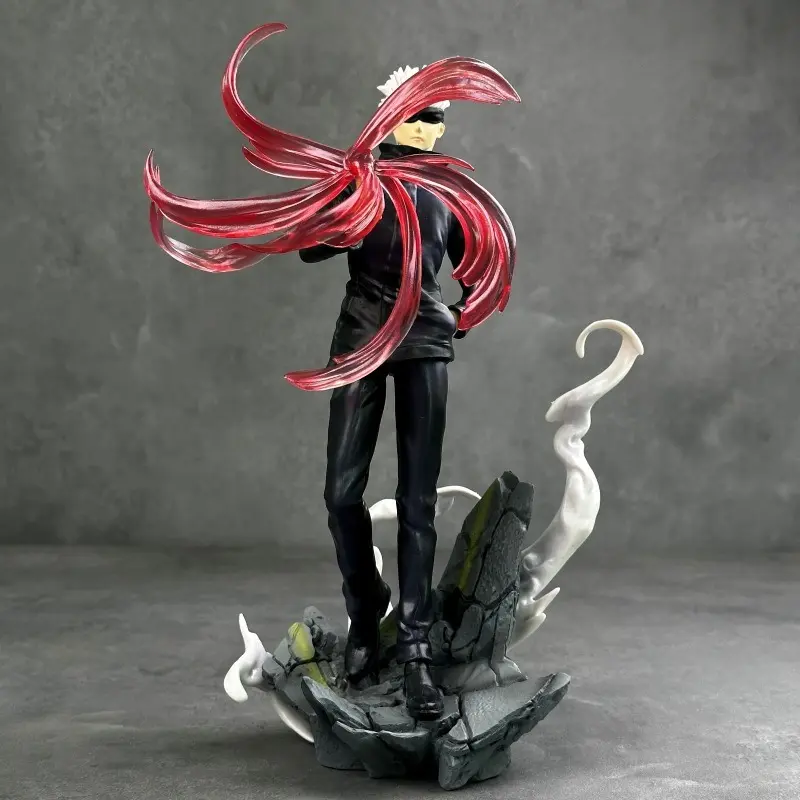 Anime figure of Satoru Gojo, with special effects; battle scene model of Satoru Gojo, Yuujin; model toy/ornament.