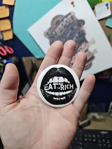 Eat the Rich 2.25" Pins