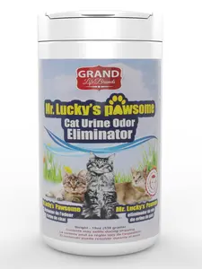 GRAND LIFE BRANDS ALL-NATURAL Cat Urine Odor Eliminator Keeps Litter Box Smelling Fresh, Removes Stinky Smell of Cat Pee From the Air. Safe for pets and humans