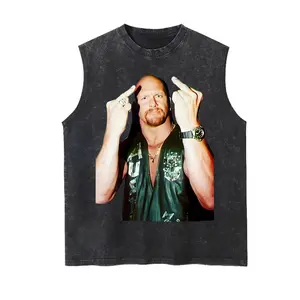 STONE COLD STEVE AUSTIN NEW Washed Tank top, Wrestling Tank top, WWE Tank top, Wrestling Gift, Sports Tank top, Workout Tank top, Gift for Him Gift For Her