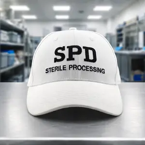 SPD Sterile Processing Baseball Cap - White