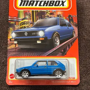 Matchbox Volkswagen Golf MK1 GTI 5/100 Limited Edition Diecast Model Car Blue 3+ Years Old