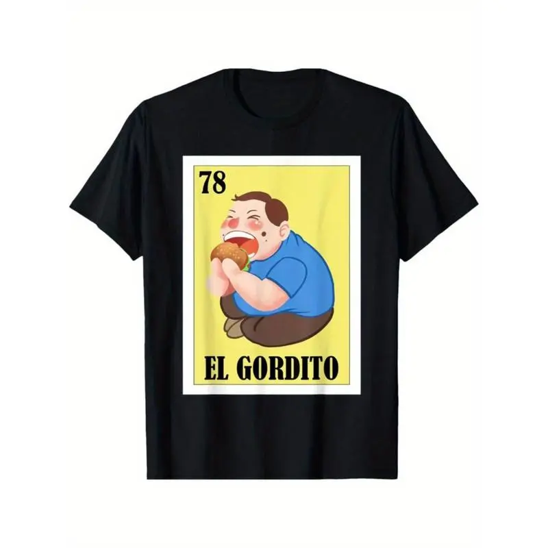 [100% Cotton]  Funny Mexican Design For Fat Guys - El Gordito T-Shirt Golf Gift T-Shirt For Men And Women