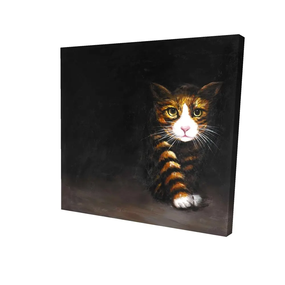 360 stand Brown 36x36 in Photo Wall Print - Artwork with Discreet Cute Animal Design, Room Wall Decoration Gift for Animal Lovers, Artistic, Unique Artwork, Home Aesthetic, Animal Print