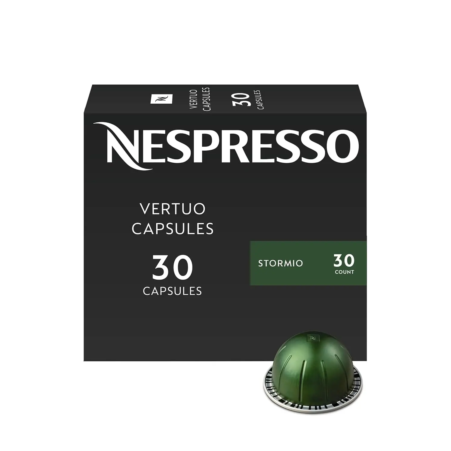 Nespresso Vertuo, Stormio, 30-Count Coffee Pods